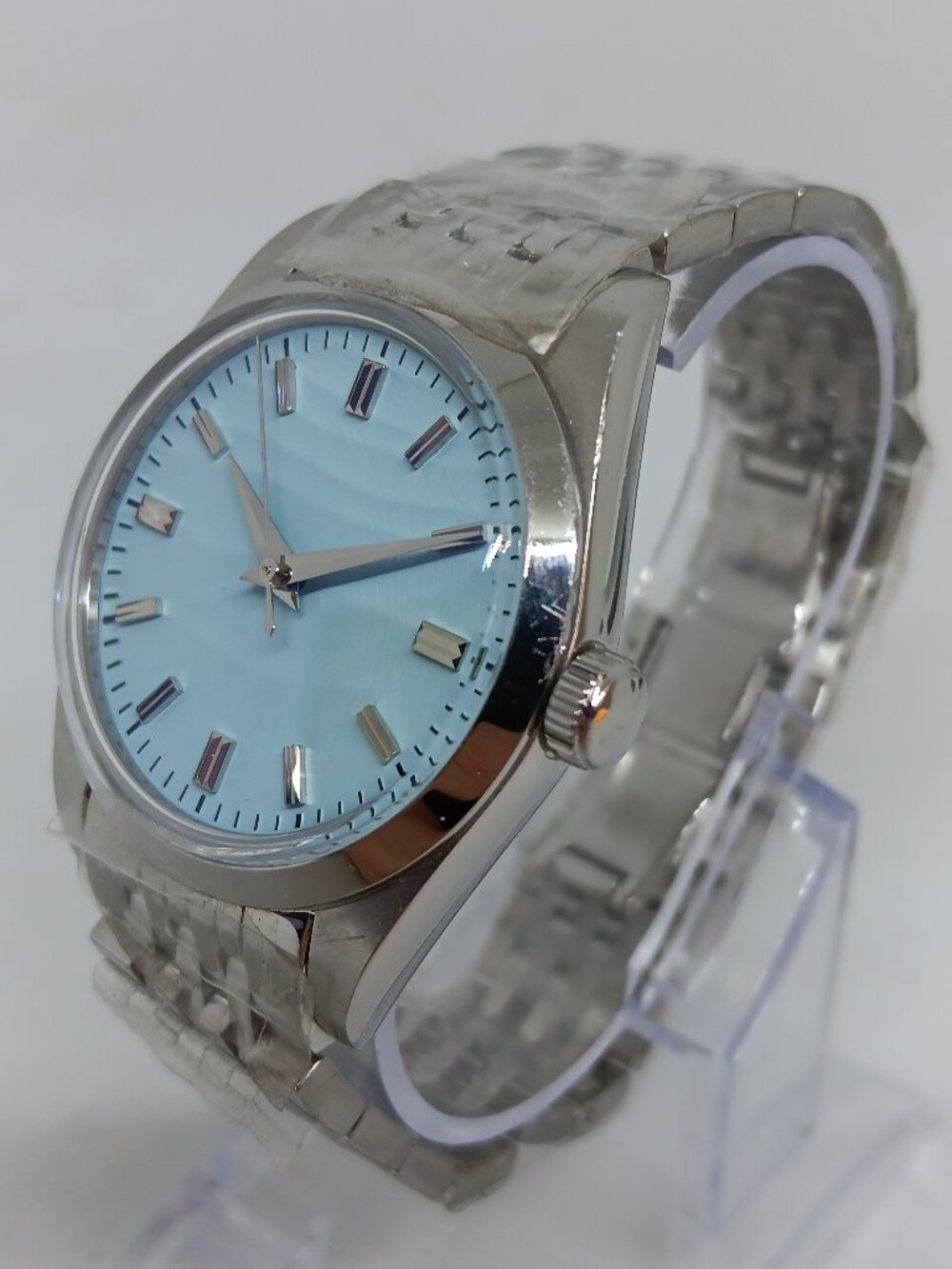 Addiesdive AD2030 STERILE DIAL Men's 37mm S/Steel Sweep Second Quartz Watch